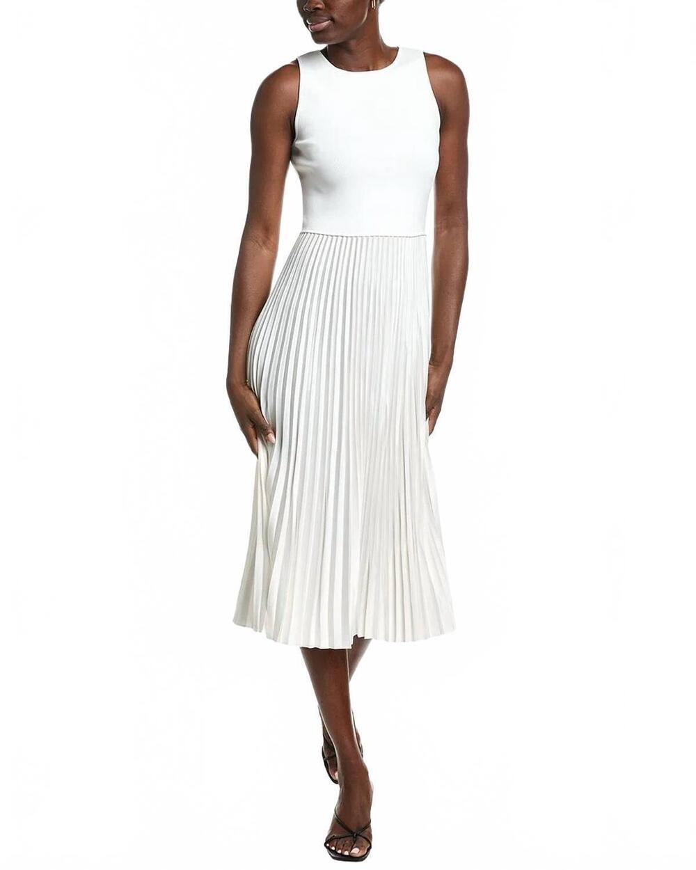 NEW THEORY midrelle midi dress in lustrate